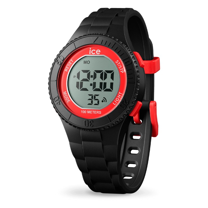 Montre Numérique Ice Watch Collection Ice Digit Bracelet Silicone Noir