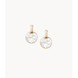 Boucles d'Oreilles Pendantes Femme Skagen en nacre collection Agnethe