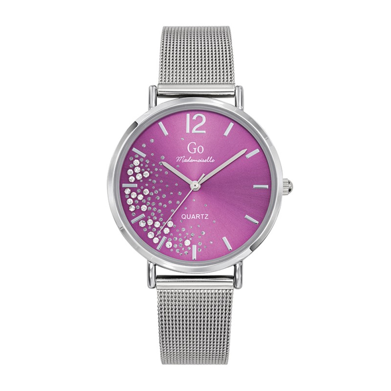 Montre Analogique Go Girl Only Bracelet Métal Argent