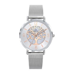 Montre Femme GO  bracelet mailles milanaises arbre de vie