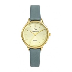 Montre Femme GO  bracelet cuir vert