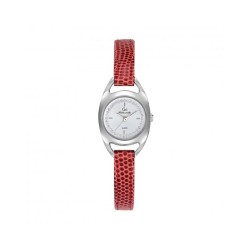 Montre Femme GO  bracelet cuir rouge