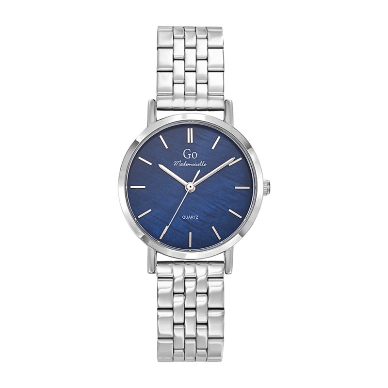 Montre Analogique Go Mademoiselle Bracelet Métal Argent