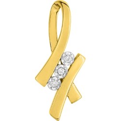 Pendentif Fantaisie en or jaune 750/000 et diamants