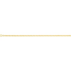 Bracelet Carador maille bâton 3mm en or jaune 375/000