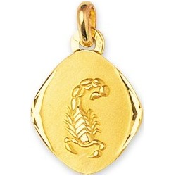 Pendentif Signe astrologique Scorpion Carador en Or jaune 375/000