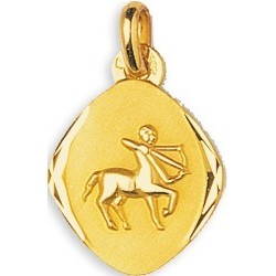 Pendentif Signe astrologique Sagittaire Carador en Or jaune 375/000