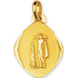 Pendentif Signe astrologique Verseau Carador en Or jaune 375/000