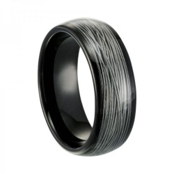 Bague Homme Jourdan en Métal avec filaments en acier