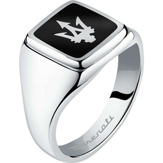 Bague Chevalière En Acier Argenté Taille 62 – Anneau Simple Sans Marque, Occasion En Bon état