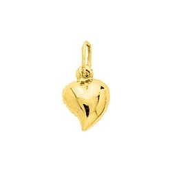 Pendentif Carador cœur or jaune 750/000