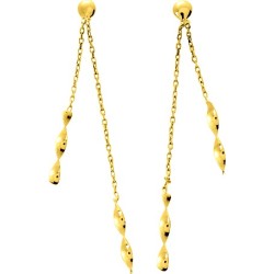 Boucles d'oreilles Carador Pendantes  en or jaune 750/000