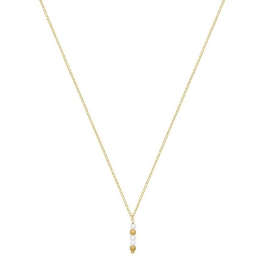 Collier Femme Perles Dorées XFSRG - Simple, Raffiné, Réglable Et Hypoallergénique, Pour Toutes Occasions