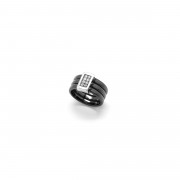 Bague en Acier et Céramique Bague en Acier et Céramique