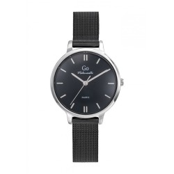 MONTRE GO GIRL ONLY BRACELET NOIR MAILLES MILANAISES