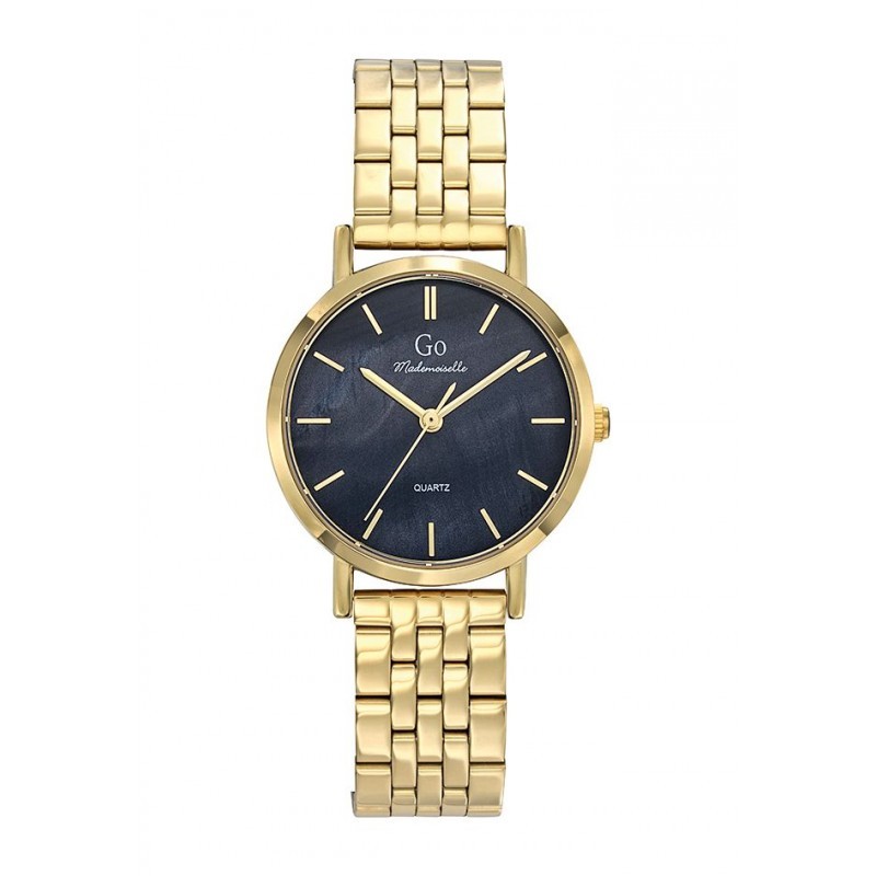 Montre Analogique Go Mademoiselle Bracelet Métal Doré