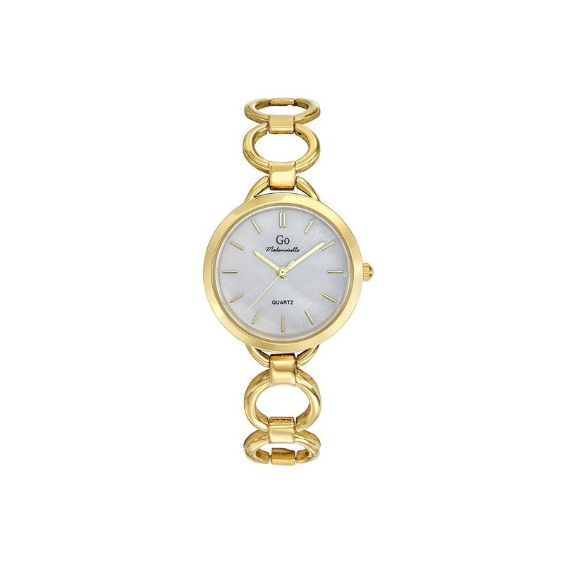 Montre Analogique Go Mademoiselle Bracelet Métal Doré