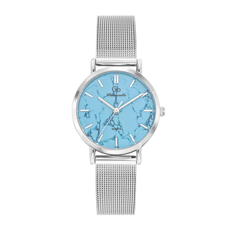 Montre Analogique Go Mademoiselle Bracelet Métal Argent