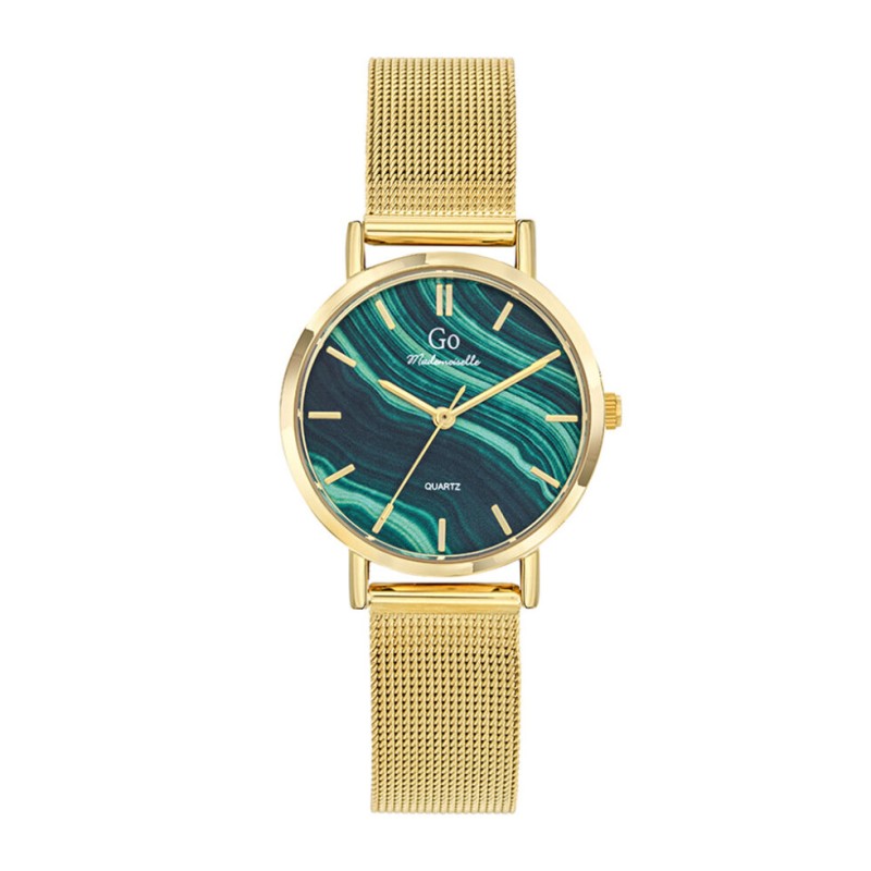 Montre Analogique Go Mademoiselle Bracelet Métal Doré