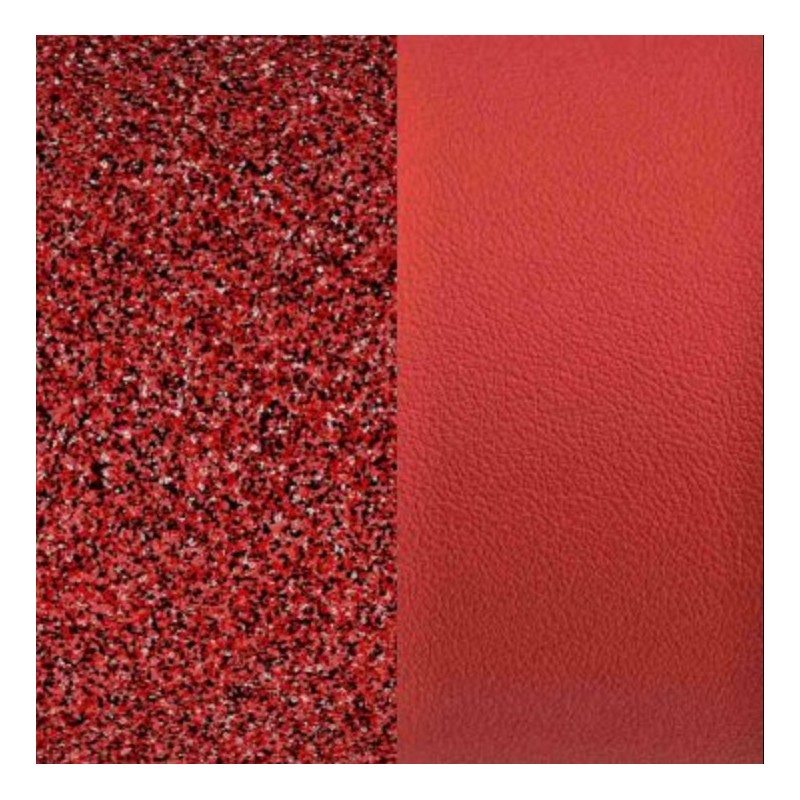 CUIR MANCHETTE LES GEORGETTES ROUILLE PAILLETE / ECARLATE