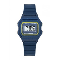 Montre TEKDAY enfant silicone bleu affichage digitale boitier carre