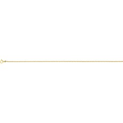 Chaîne CARADOR en or jaune  750/000 diamanté maille forçat 45cm