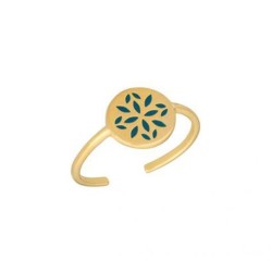 Bague Femme Collection Lotus Les Georgettes en Laiton doré