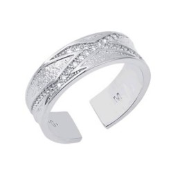 Bague Femme Collection Liens Les Georgettes en Argent 925/000 avec Oxydes de zirconium