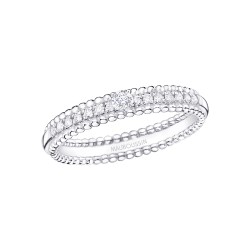 BAGUE FEMME MAUBOUSSIN "POR L'AMOR" EN OR BLANC 750/000 ET DIAMANTS