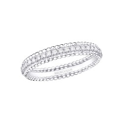 BAGUE FEMME MAUBOUSSIN "COSTA BRAVA" EN OR BLANC 750/000 ET DIAMANTS