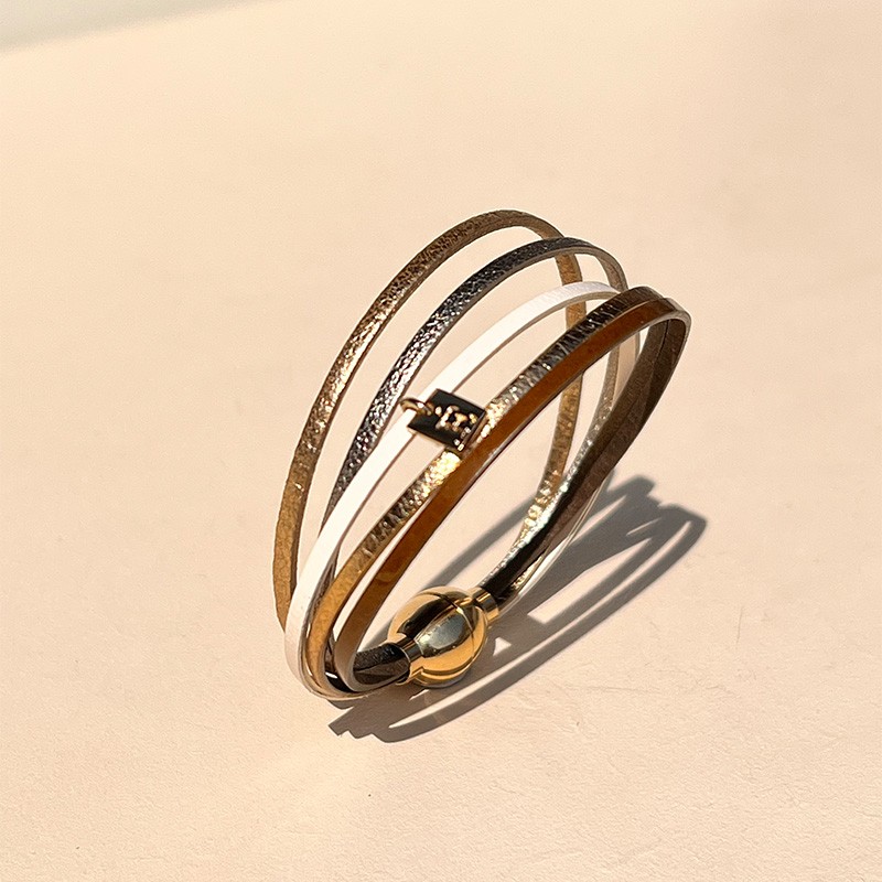 Bracelet Flowers for Zoé collection Artiste my Way argenté doré