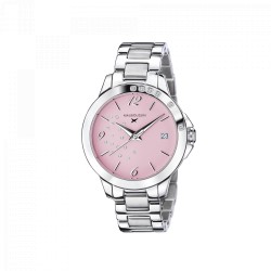 MONTRE FEMME MAUBOUSSIN SO URGENT ROSE EN ACIER ARGENTE