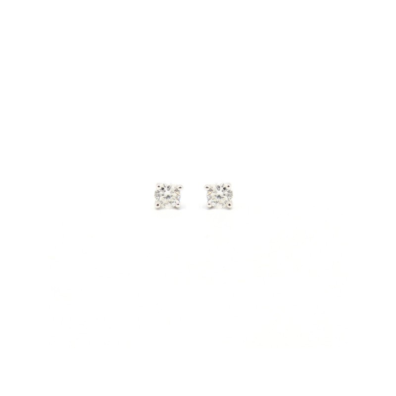 Boucles d'oreilles Or 375/000 et Diamant