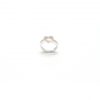 Carador - Bague Blanche ARGENT 925/000