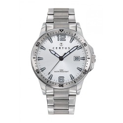 MONTRE CERTUS HOMME BRACELET ACIER DATEUR A 3H