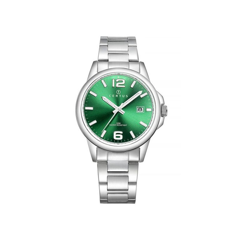 Montre analogique Certus bracelet acier argenté