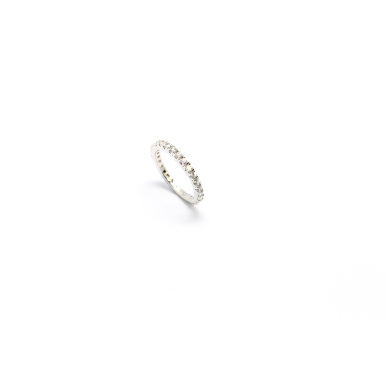 Carador - Bague Blanche ARGENT 925/002