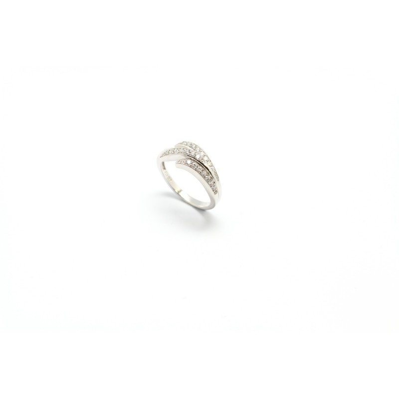 Carador - Bague Blanche ARGENT 925/003