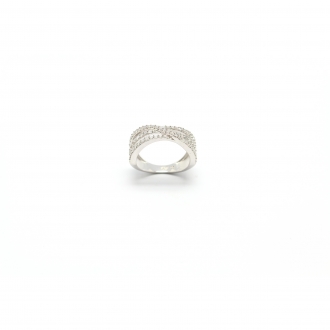 Carador - Bague Blanche ARGENT 925/000