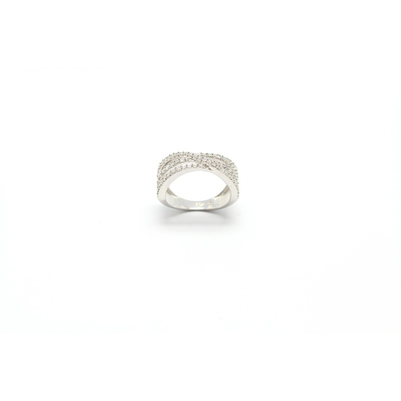 Carador - Bague Blanche ARGENT 925/000