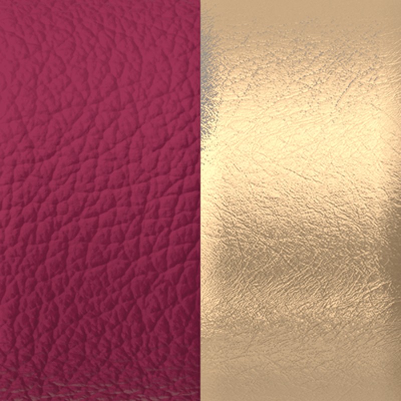 CUIR MANCHETTE LES GEORGETTES VIGNE / BEIGE IRISE 8MM
