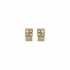 Boucles d'oreilles Or 375/000 et Oxyde de Zirconium