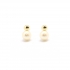 Boucles d'oreilles Or 375/000 et Perle