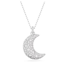 Collier Femme Swarovski Collection Luna en métal argenté et cristaux