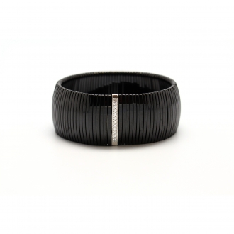 Bracelet noir Céramique, Oxyde de Zirconium