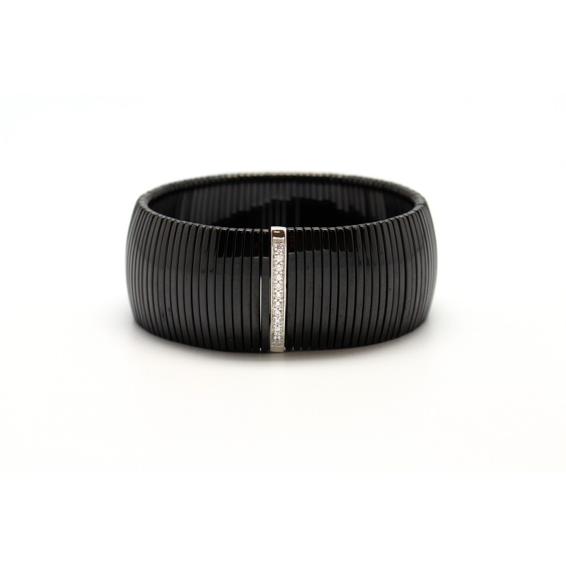 Bracelet noir Céramique, Oxyde de Zirconium