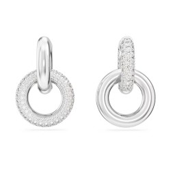 Boucles d'oreilles Femme Swarovski Dextera métal argenté avec des cristaux