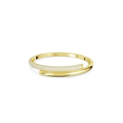 Bracelet Femme Swarovski Dextera bangle métal doré avec cristaux