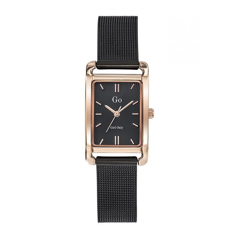 Montre Analogique Go Girl Only Bracelet Métal Noir