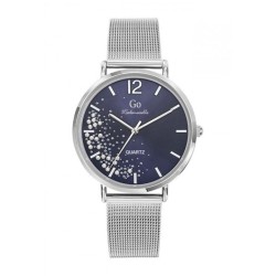 MONTRE GO GIRL ONLY BRACELET MILANAIS  CADRAN BLEU NUIT ET STRASS